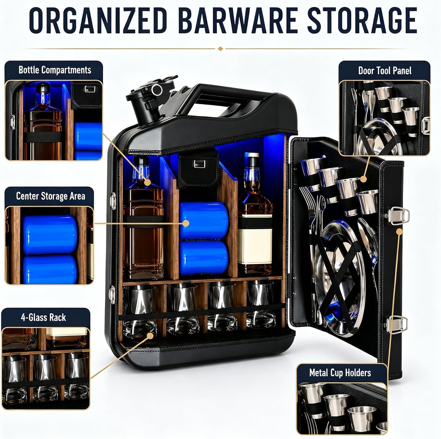 Mini-bar-Schrank-Set, 20-Liter-kanister, Kreativer Weinschrank, Kleines Mobiles Geschenk, Personalisierte Kleine Bar, Aufbewahrungsbox Für Mini-dosen, Originelle Geschenkidee