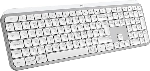 Logitech MX Keys S Wireless Keyboard, Low Profile, Fluid Precise Quiet Typing, Programmable Keys, Backlighting, Bluetooth, USB C Rechargeable, for…