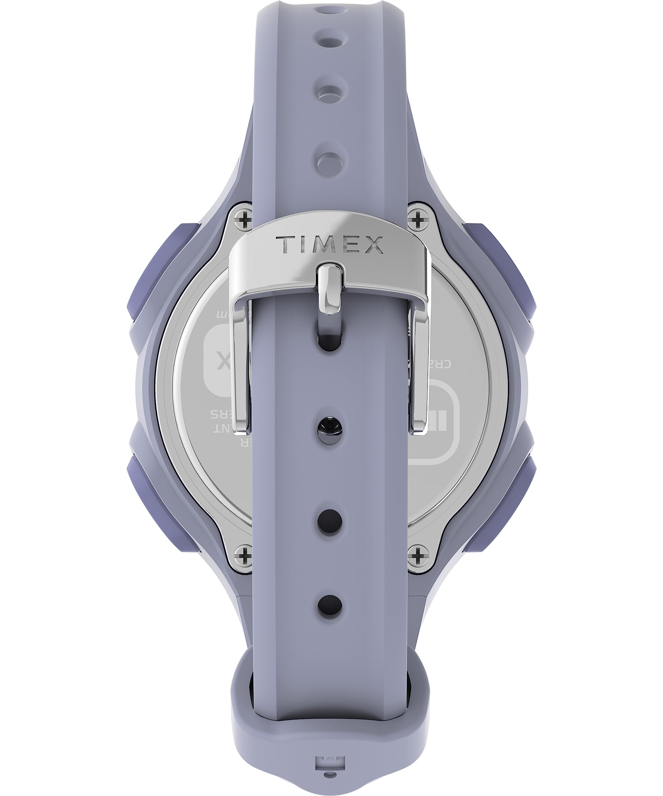 Timex Damenuhr Ironman E30, 34 mm, Violettes Armband, digitales Zifferblatt, Violettes Gehäuse, Violett – Ansicht 3