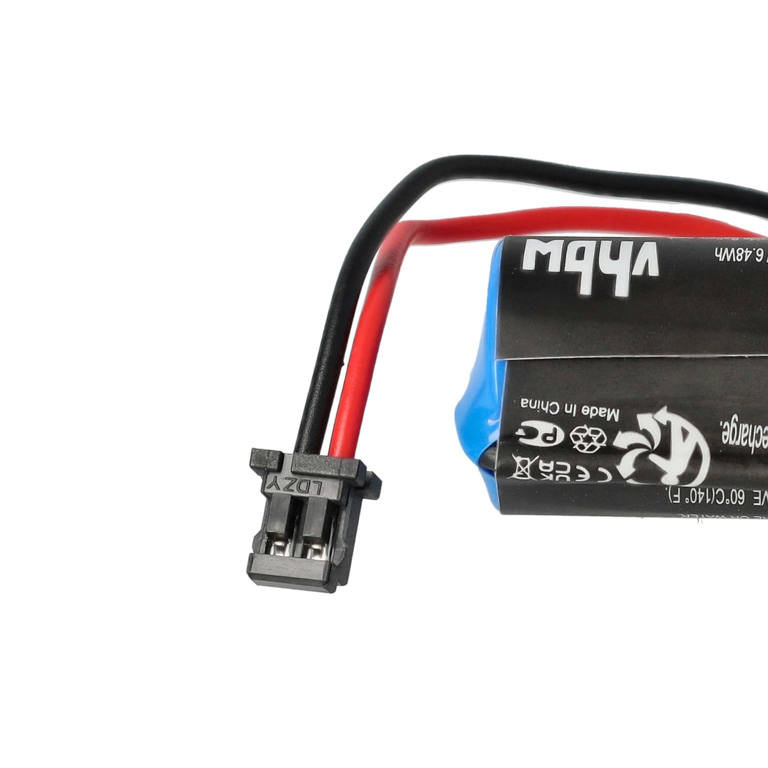 vhbw 5 x bateria kompatybilna z Omron V Servo Drive, Sigma 2, SGDH ServoRack, SGDH Amplifier CNC, serwo napędowe (1000 mAh, 3,6 V, Li-MnO2)
