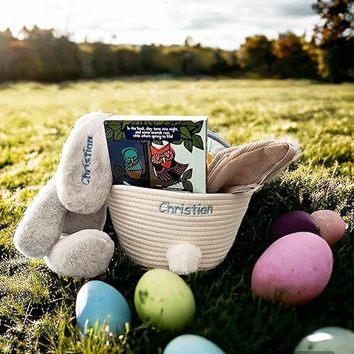 Miniatura 6 de DIBSIES Hoppity Floppity Bunny 18" (Gray Bunny with Blue Bowtie)