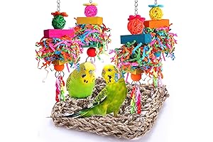 Bird Hammock for Cage - Parakeet Toys Bird Toys Conure Toys Birdcage...
