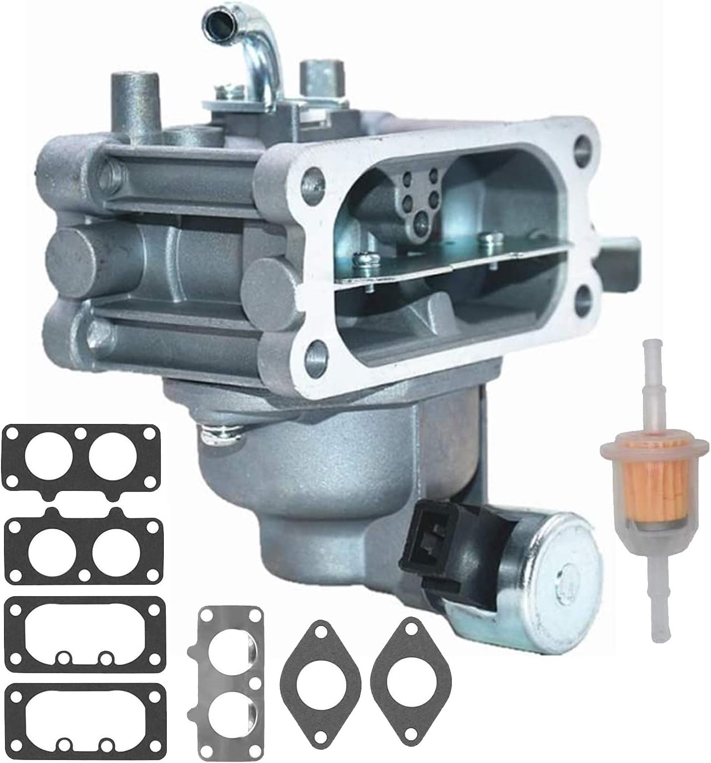 Carbman15004-1011 Carburetor Replacement for Kawasaki 15004-1025 15004-0930 15004-7082 15004-7051 Fits FX730V with Gaskets Kit