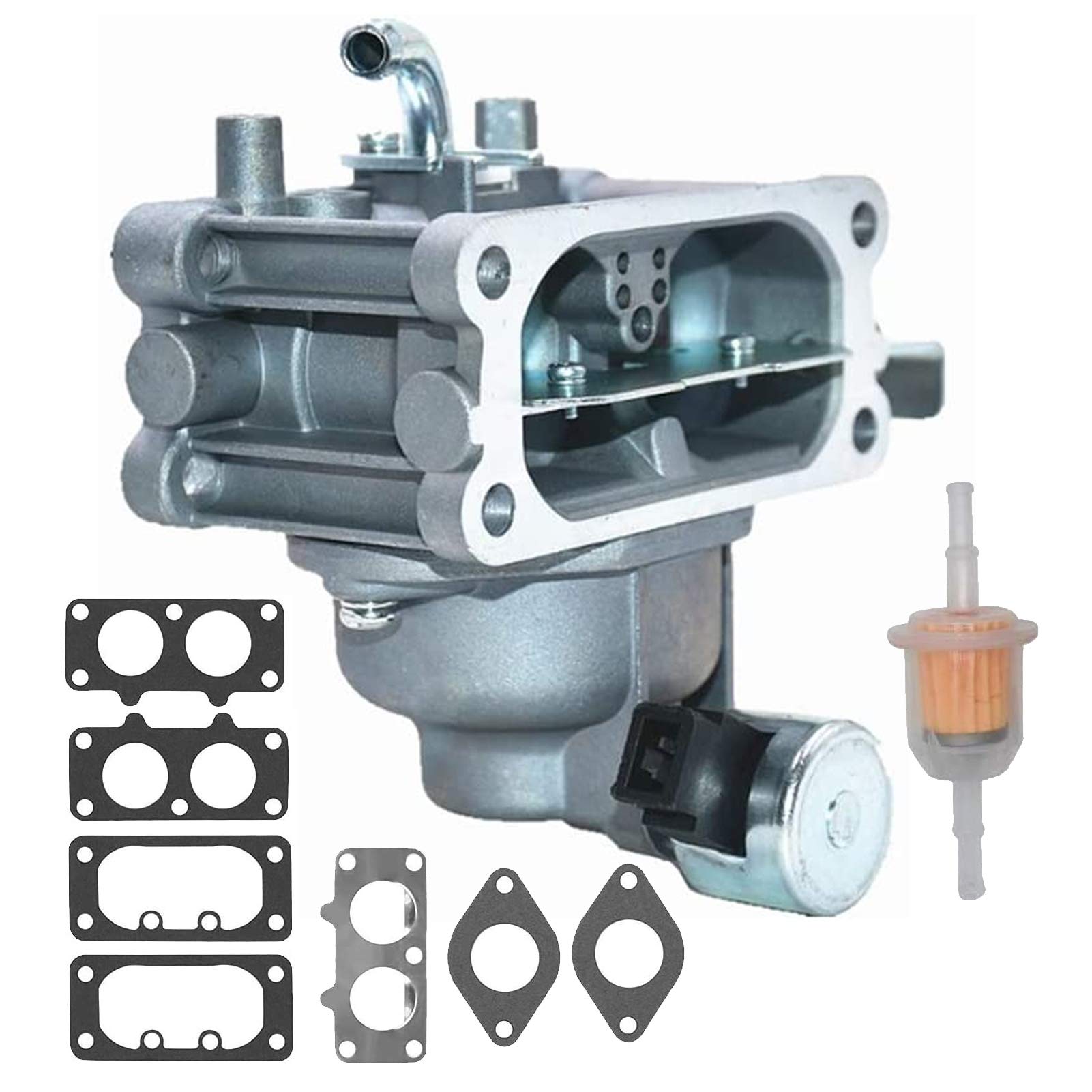 Carbman15004-1011 Carburetor Replacement for Kawasaki 15004-1025 15004-0930 15004-7082 15004-7051 Fits FX730V with Gaskets Kit