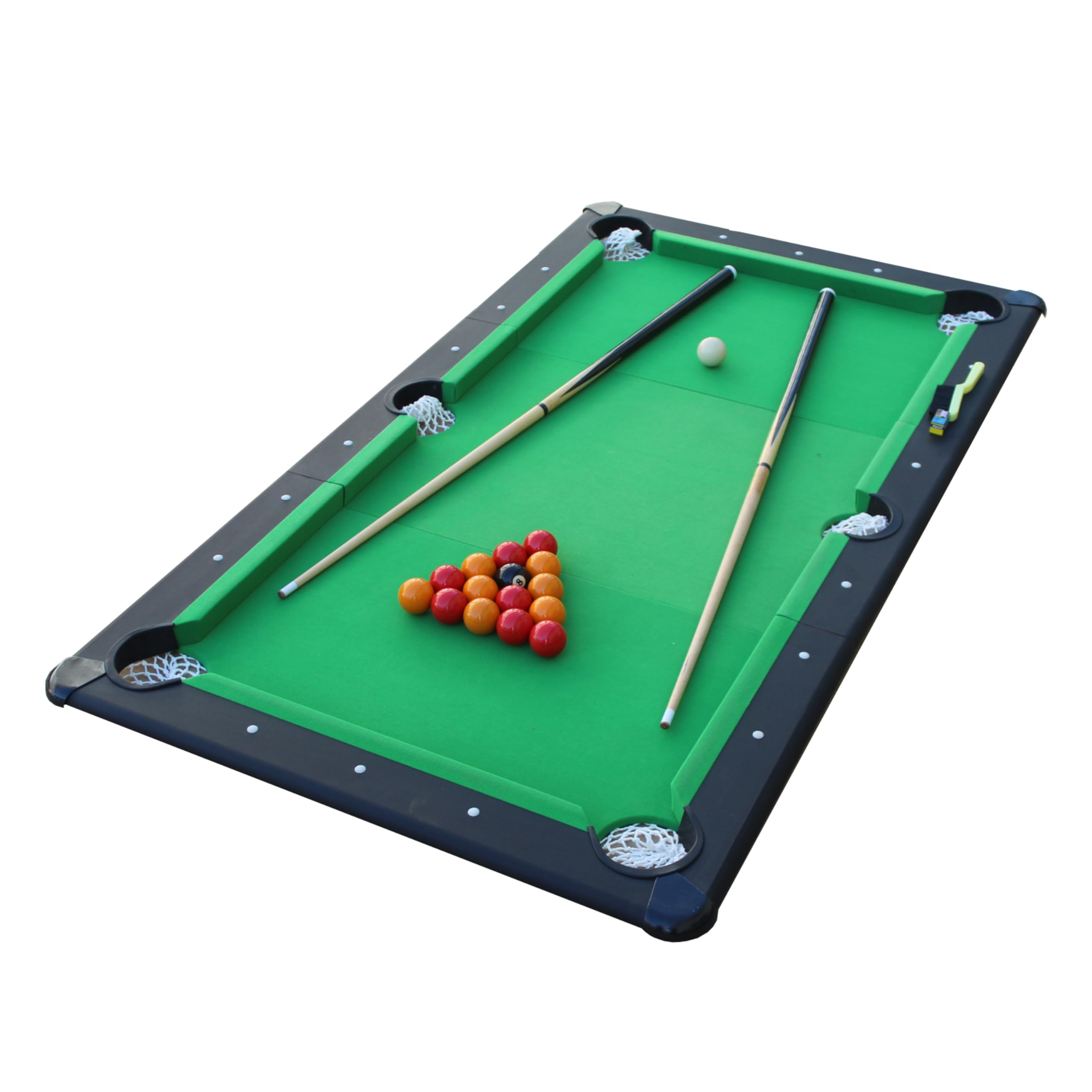 SOKKER Billard Américain avec Accessoires – Version Plateau Nomade Compacte, Transport & Installation Facile