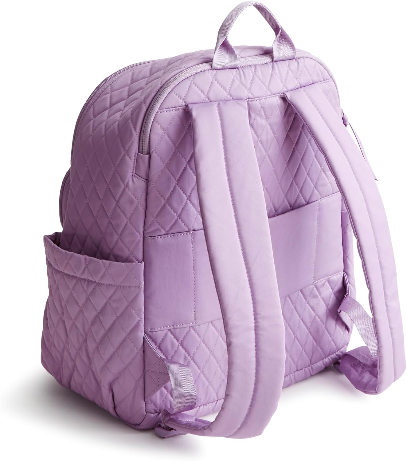 Vera Bradley Women's Premium Cotton Bancroft Backpack, Purple Rhapsody, One Size - Image 2