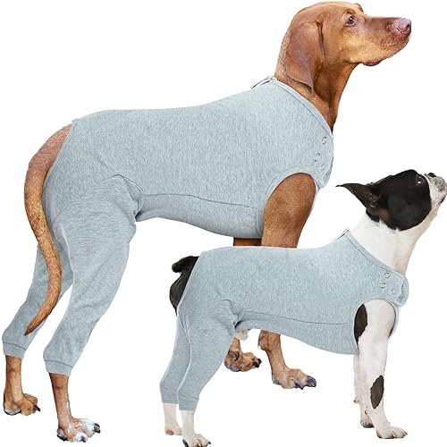 Nanaki Dog Wound Care Shirt,Dog Leg Sleeve to Stop Licking