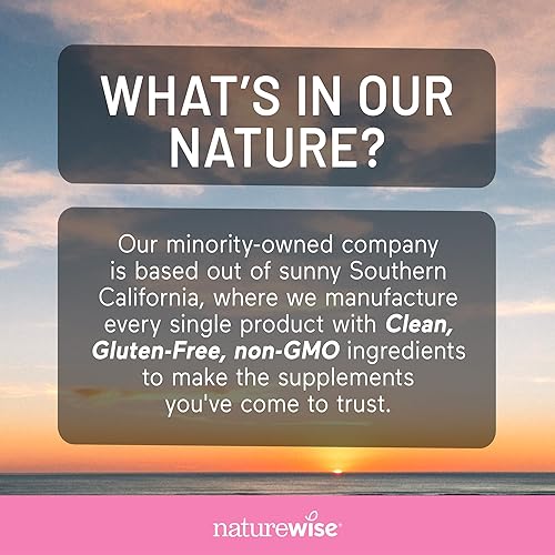 Miniatura 10 de NatureWise Vitamina para el cabello, piel y uñas, biotina 5000mcg con ácido hialurónico, colágeno para mujeres con C, complejo B, D3, A, E, hierro -