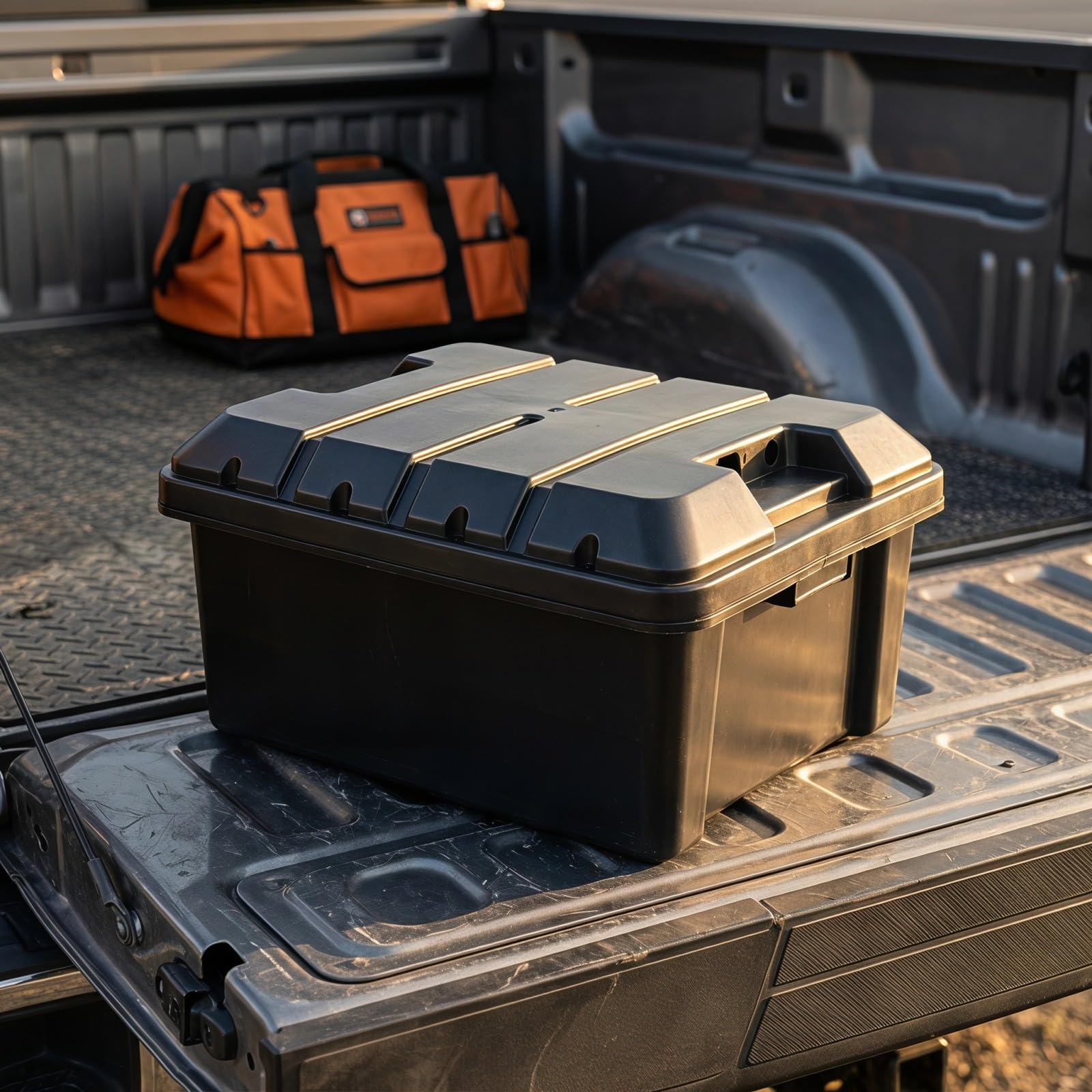 Healeved Batteriebox: Aufbewahrungskoffer mit Schutzhülle für 48-V-32-A-Batterien mit separatem Ladeanschluss zur Aufbewahrung von Elektrofahrzeugbatterien