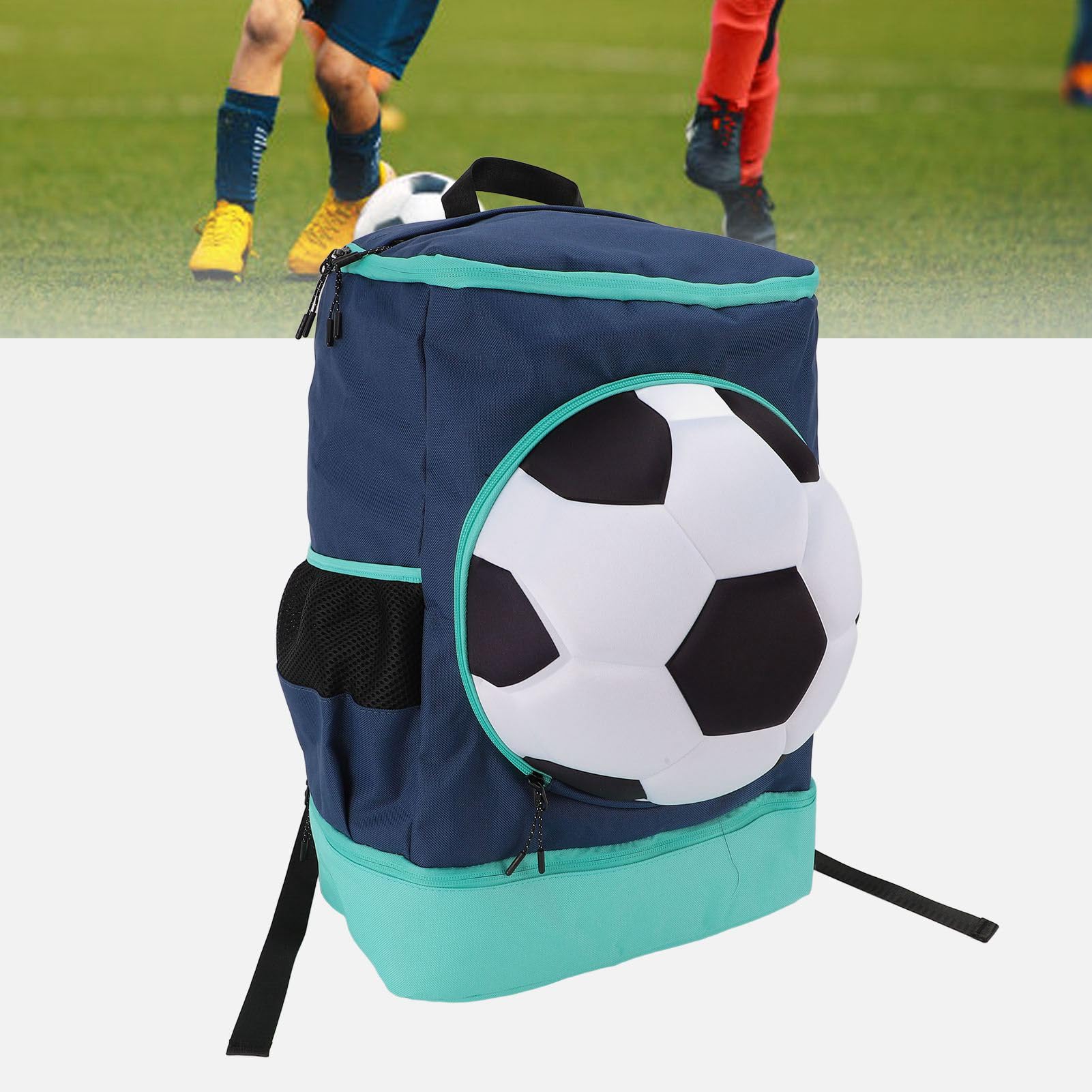 CHICIRIS Zaino da Calcio con Scomparto per Palloni e Scomparto per Scarpe Borsa per Attrezzatura da Allenamento per Calcio per attività