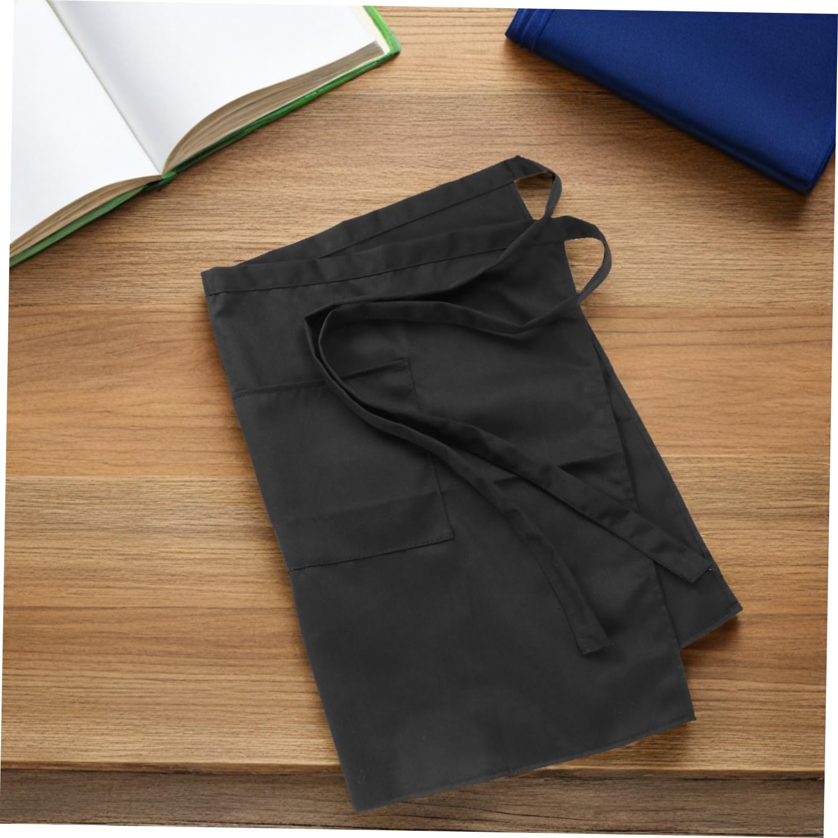 COLLBATH 6 Piezas Delantal de Cintura con Amplios para Hombre Mujer Delantal Corto para Cocina Repostería y Servicio Casa o Fiesta