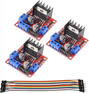 3PCS L298N Motor Drive Controller Board Dual H Bridge DC Stepper Robot Stepper Motor Control and Drives Module