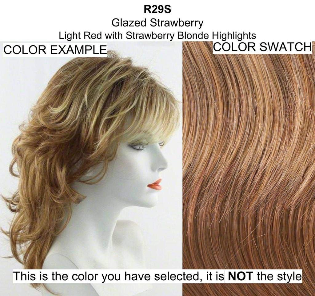Bundle - 5 items: Salsa LARGE CAP by Raquel Welch Wig, Christy's Wigs Q & A Booklet, Wig Shampoo, Wig Cap & Wide Tooth Comb (Color Selected: R29S)