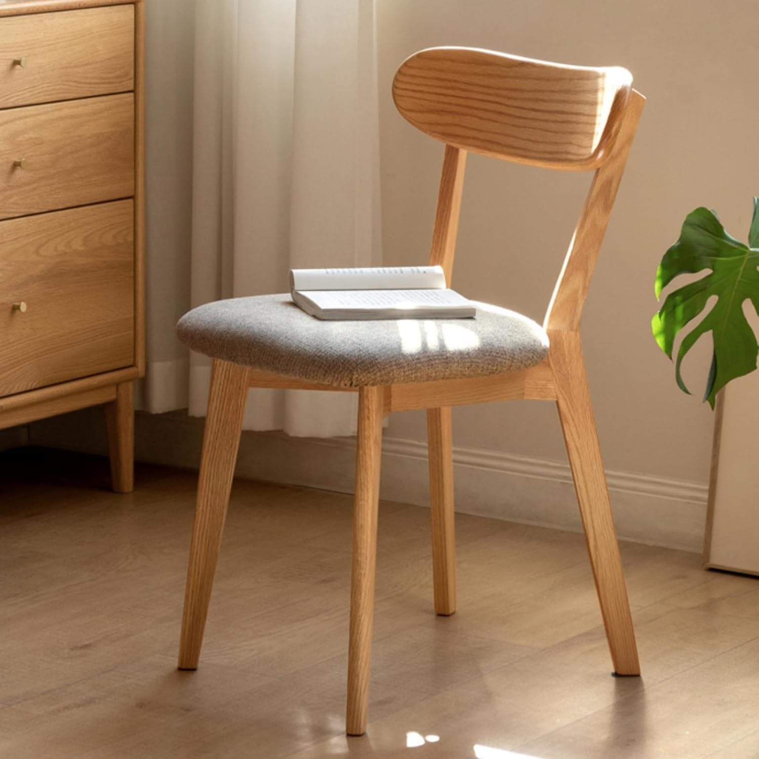 100% Solid Oak Wood Dining Chairs,Mid Century Modern Bangladesh Ubuy