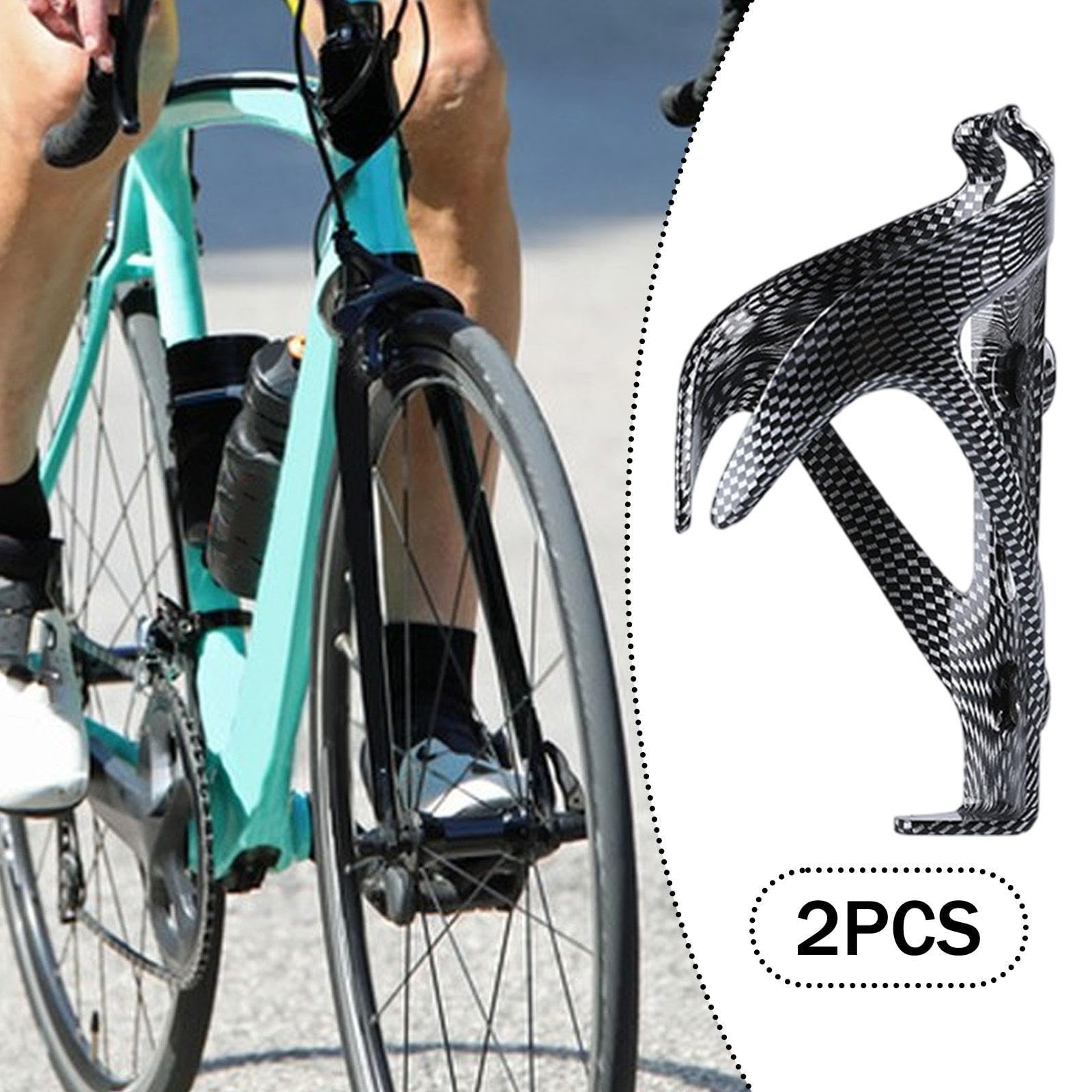 OSIGEI - Portabottiglie da bicicletta, con borraccia da 21 oz, senza BPA, leggero, resistente, per bicicletta, bici da corsa, mountain bike, colore: nero (Nero puro