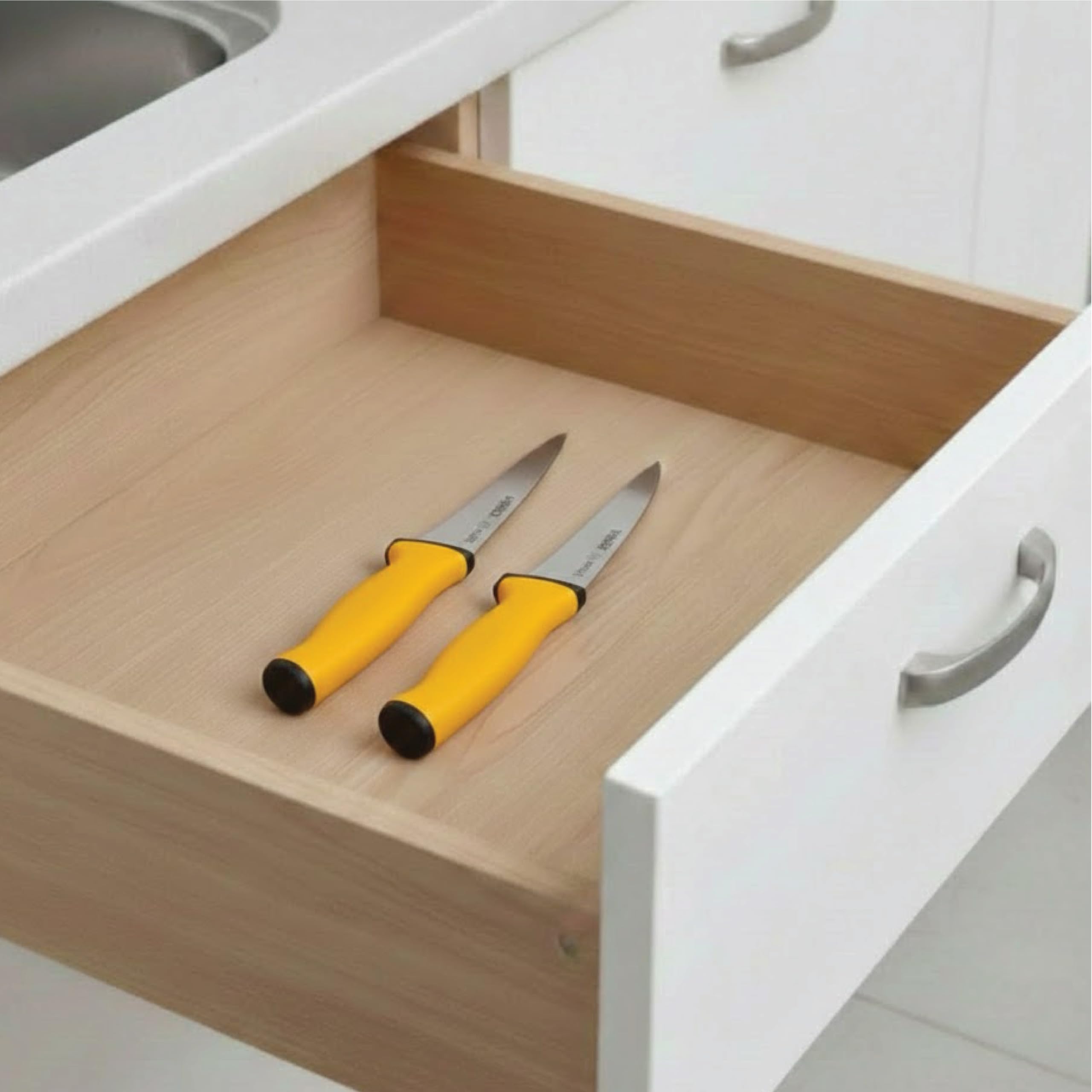 Pirge Cuchillo para deshuesar Duo, cuchillo profesional, 16,5 cm, amarillo, cuchillo de carnicero, cuchillo de carnicero, cuchillo de carnicero afilado