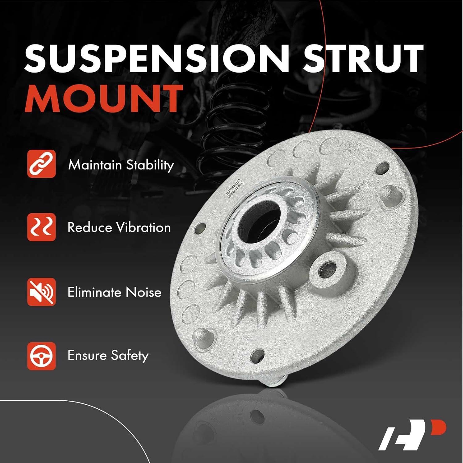 A-Premium Front Suspension Strut Mounts Compatible with Mini Cooper 2015-2016 2020-2021, 2-PC Set