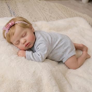 Lifelike Reborn Dolls Girls 19 Inch Reborn Baby Doll Handmade Reborn Babies Soft Body She Looks and Feels Just Like A Real Life Baby