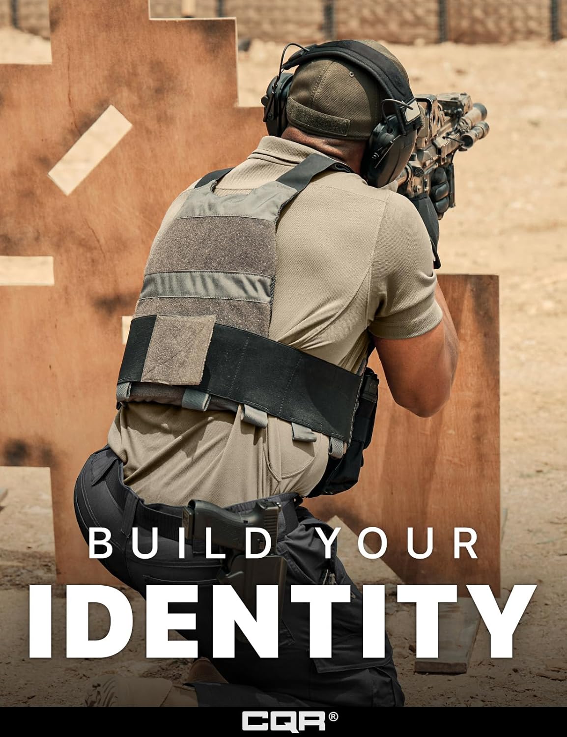 CQR Men's Polo Shirts, Tactical Short Sleeve Golf Performance Shirts, Lightweight Dry Fit UPF 50+ Pique - Image 4