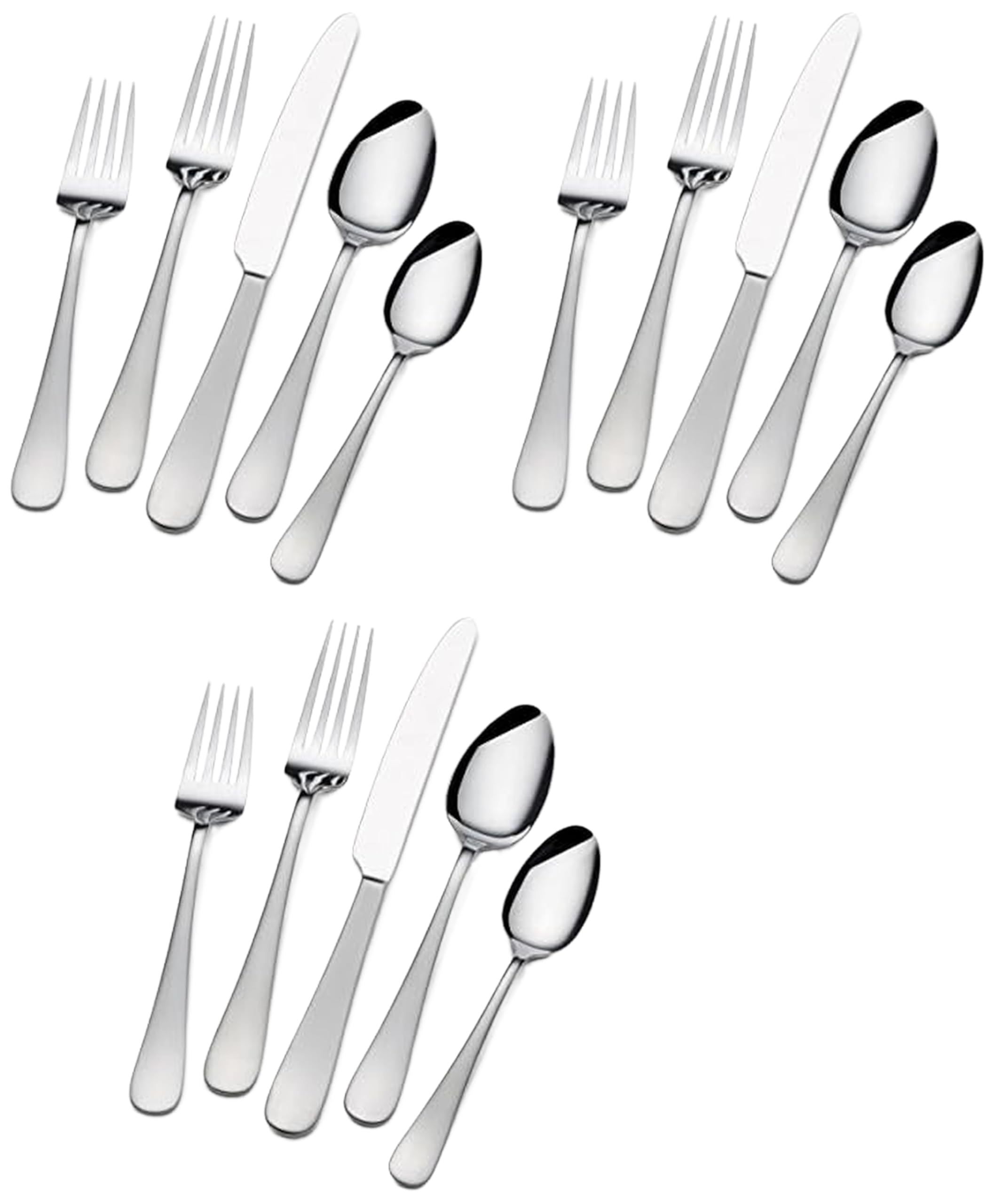 Gourmet Basics by Mikasa 5148975 Tropical 20-Piece Stainless Steel Flaware Set, Service for 4 — Amazon image 3