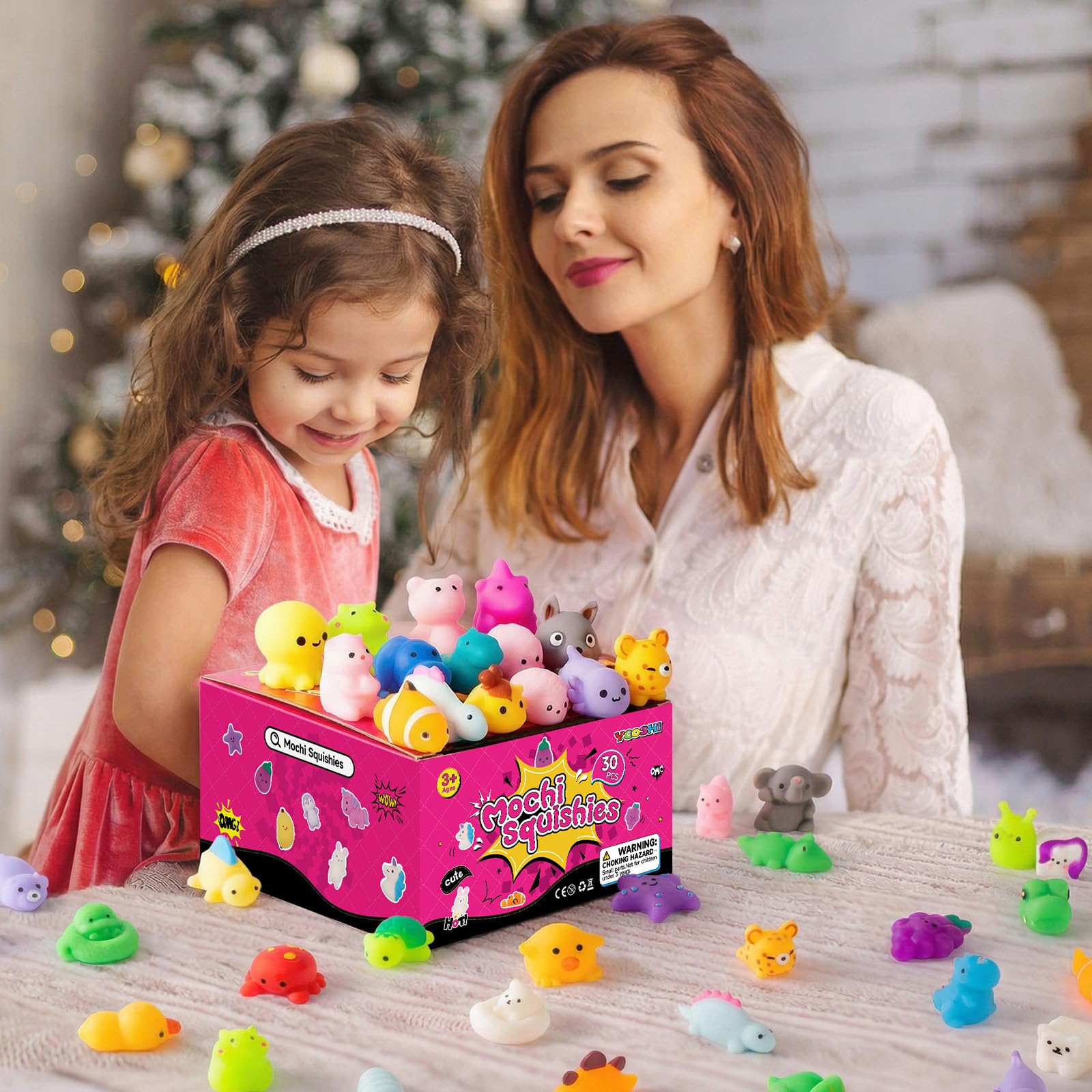 Amazon.com: 30 Pack Squishy Toys for Kids, Mini Mochi Squishies