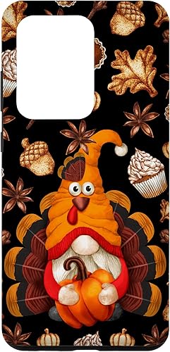 Galaxy S20 Ultra Gnomo para otoño, Acción de Gracias, pavo, otoño, calabaza, especia