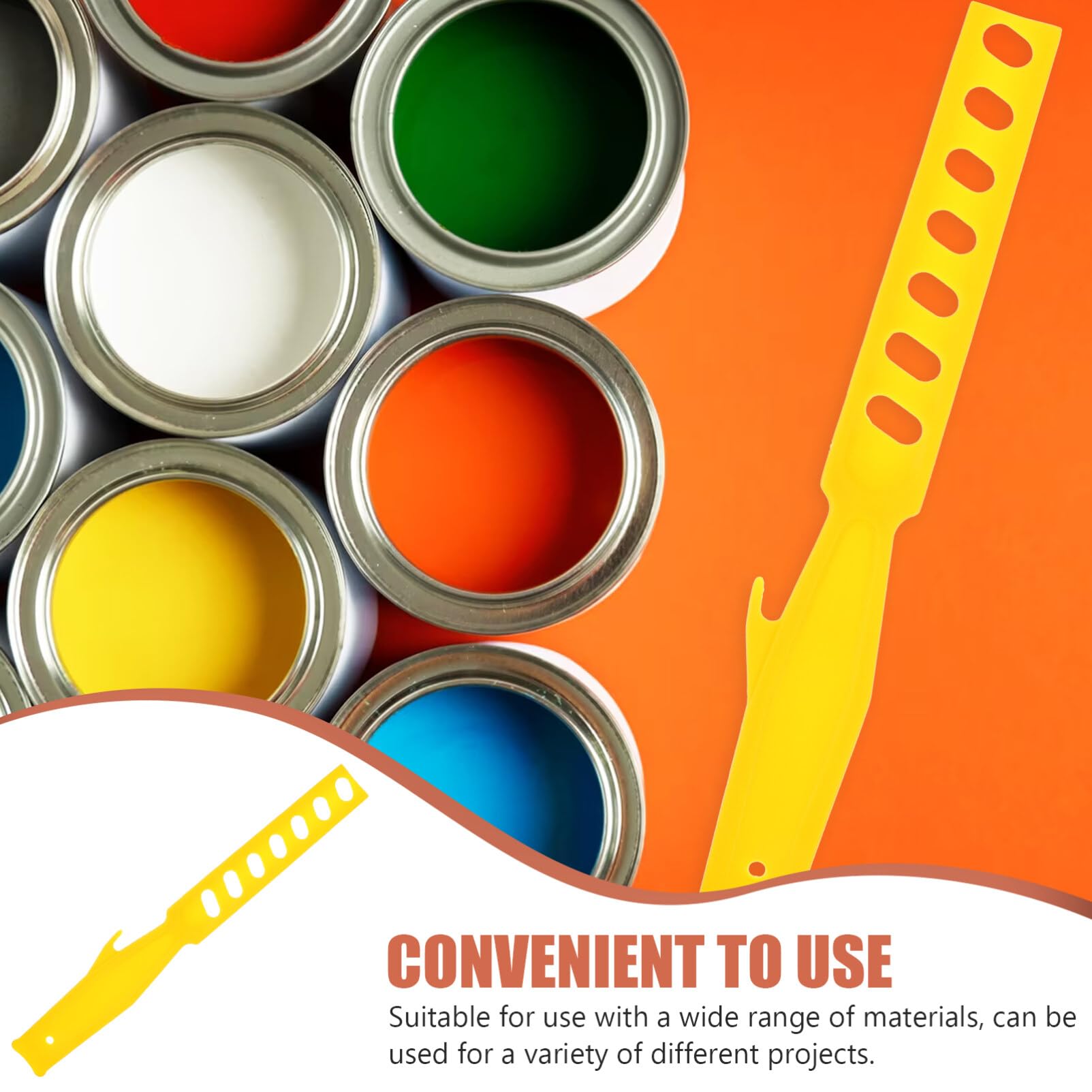 3 Bastoncini Miscelatori In Plastica Corti Per Vernici, Pigmenti E Colori Ad Olio – Riutilizzabili, Per Progetti Domestici E Artigianali