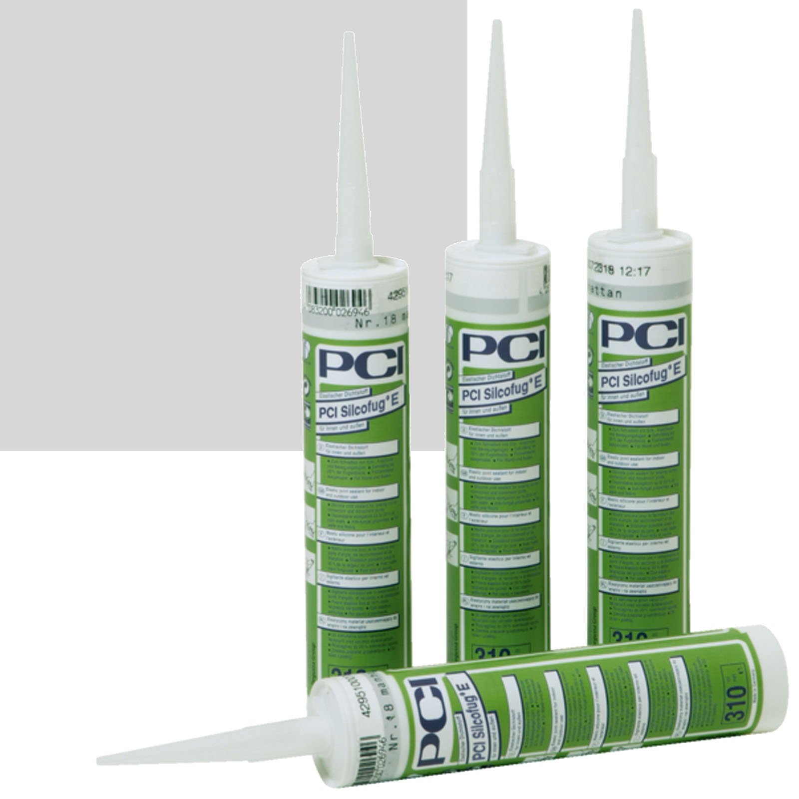 12 x PCI Silcofug E Elastischer Dichtstoff 310ml Manhattan