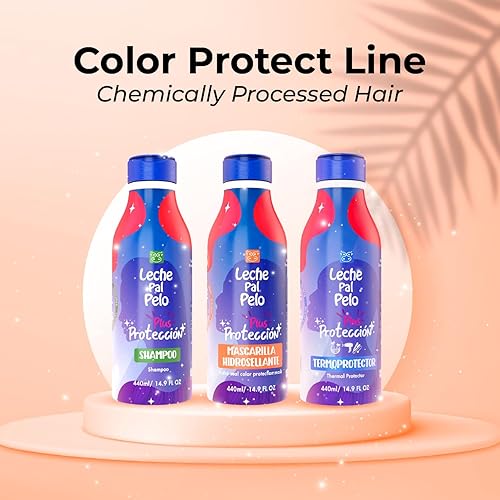 Miniatura 6 de Leche Pal Pelo Champú protector de color con proteína de quinoa y arroz, cabello teñido y tratado, suaviza e hidrata, sin SLS, vegano (14.9 onzas)