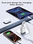 USB C Charger Block, Aioneus 20W Fast Charging Block, PD Power Adapter, USBC and USB Dual Port Wall Charger Compatible with iPhone 17 16 15 14 13 12 11, Samsung Galaxy S26 S25, Google Pixel 10 XL