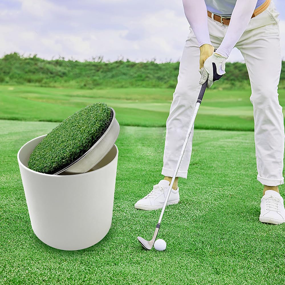 Mejora tu juego de golf en casa: juego de copas de golf con base de metal para la máxima práctica de putt
