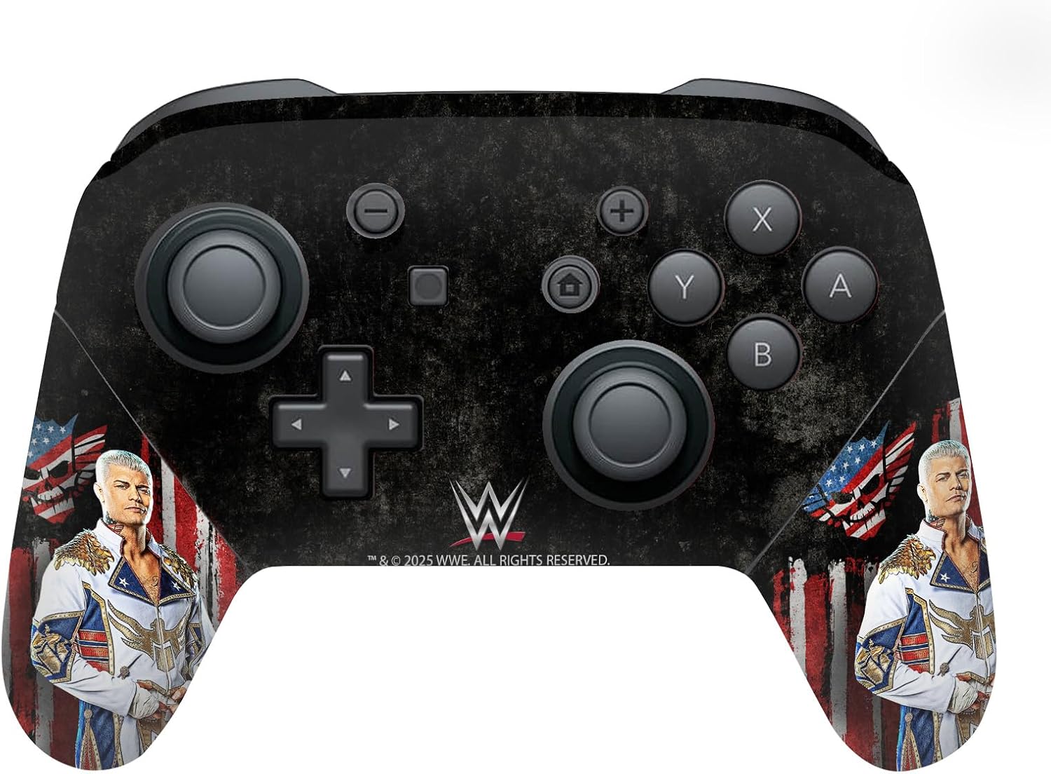 Head Case Designs Officially Licensed WWE American Nightmare Portrait Cody Rhodes Vinyl Sticker Gaming Skin Decal Cover Compatible With Nintendo Switch Pro Controller