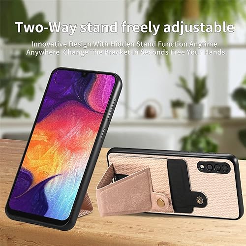 Miniatura 5 de Asuwish Funda de teléfono para Samsung Galaxy A50 A50S A30S con protector de pantalla de vidrio templado y soporte delgado para tarjetas, soporte