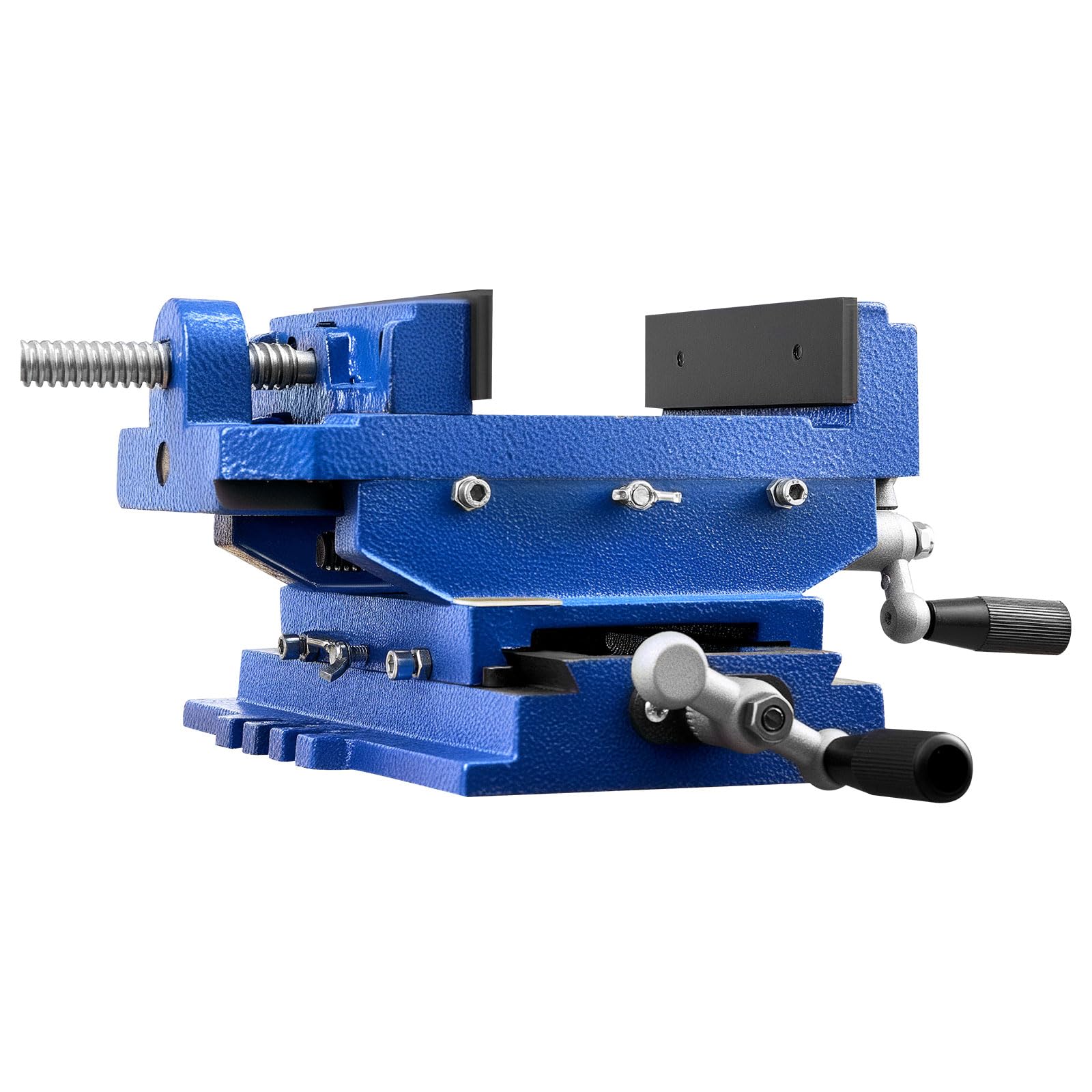 VEVOR Étau Croisé de Perceuse à Colonne, Largeur de Mâchoire 101,6 mm, Étau d'Établi de Perçage en Fonte Robuste, avec Axe XY Bidirectionnel, pour Travail du Bois, Perçage, Fraiseuse CNC, Atelier