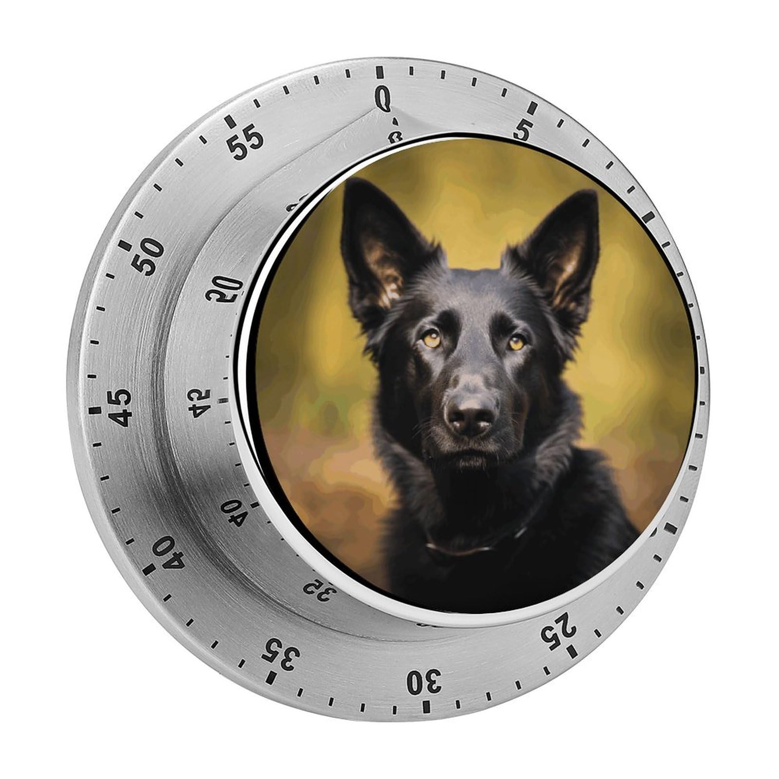 German Shepherd Dog Printed Waterproof Christmas Timer with Loud Alarm Outdoor Timer for Cooking Exercise Baking