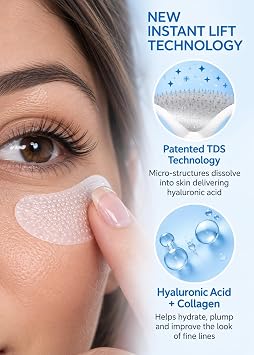 BioMiracle New Instant Lift Technology Hyaluronic Acid Micro Fill Patch - 5 Pack