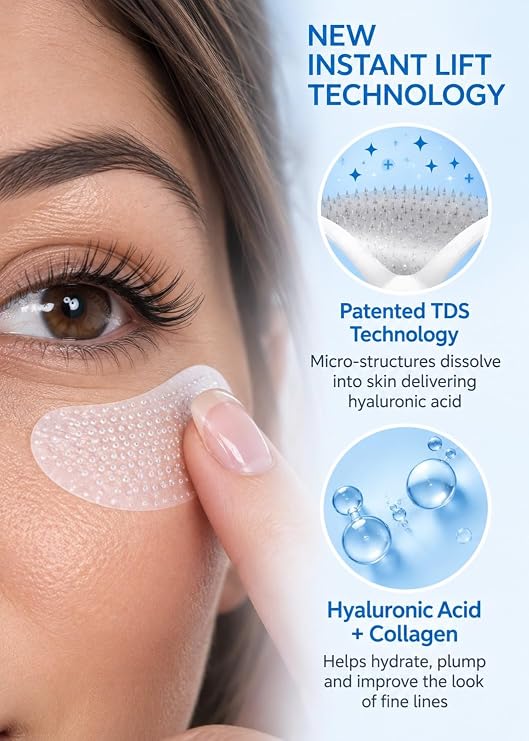 BioMiracle New Instant Lift Technology Hyaluronic Acid Micro Fill Patch - 5 Pack