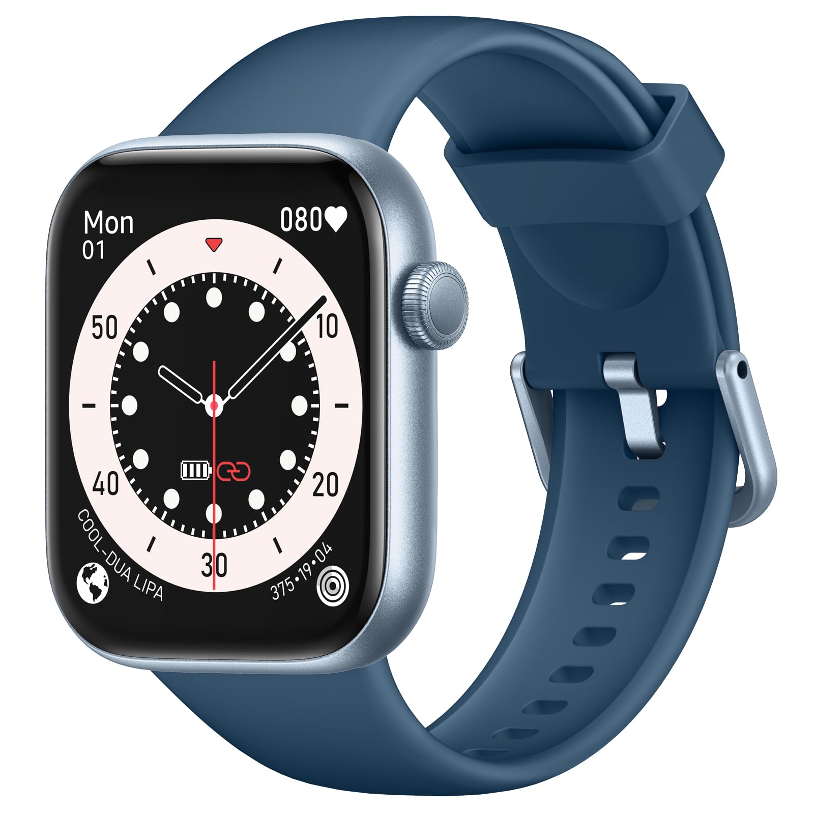 Reloj Inteligente Mujer Hombre, 1.85" Smartwatch con Llamadas Bluetooth, 140+ Modos Deportivos Smart Watch con SpO2/Pulsómetro/Monitor de Sueño/Podómetro, Impermeable IP68 Smart Watch Para Android iOS