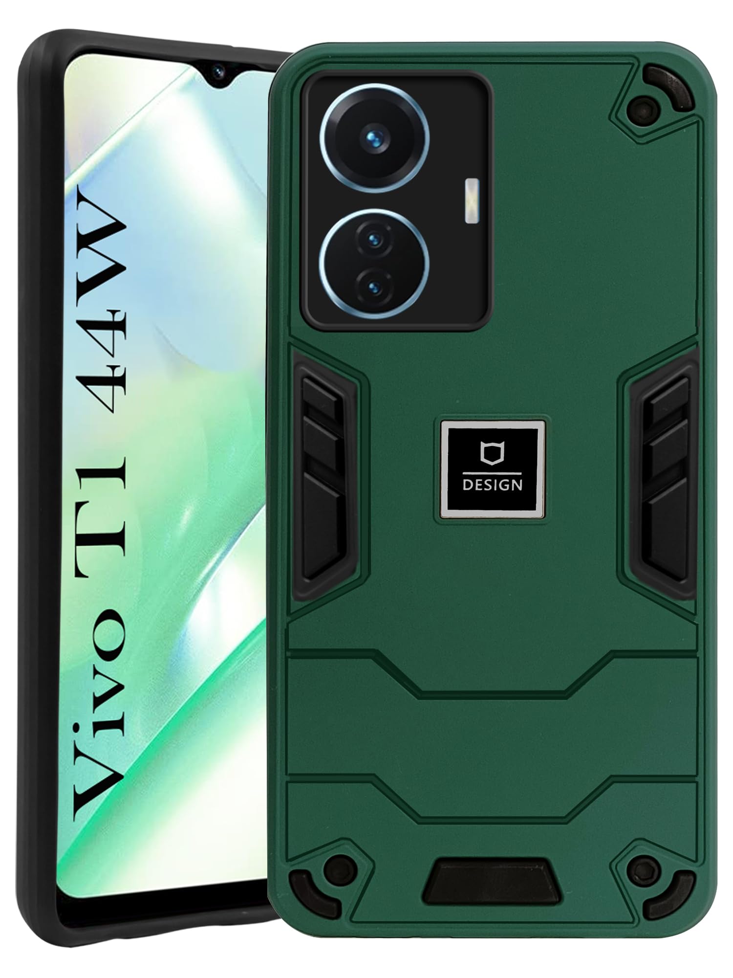 Jkobi Back Cover Case for Vivo T1 44W (Lightweight Hybrid Armor Shockproof Polycarbonate| Slim Green) (B0C5TJ9V8R) Amazon Price History, Amazon Price Tracker