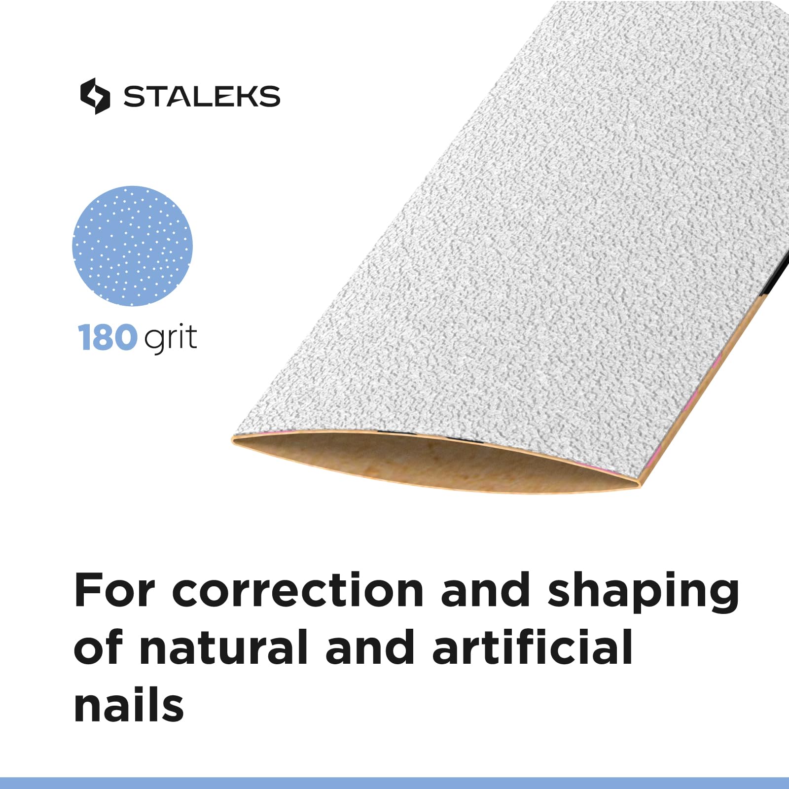 Cinta abrasiva desechable blanca papmAm Expert (sin estuche de plástico) STALEKS Pro 180 grit