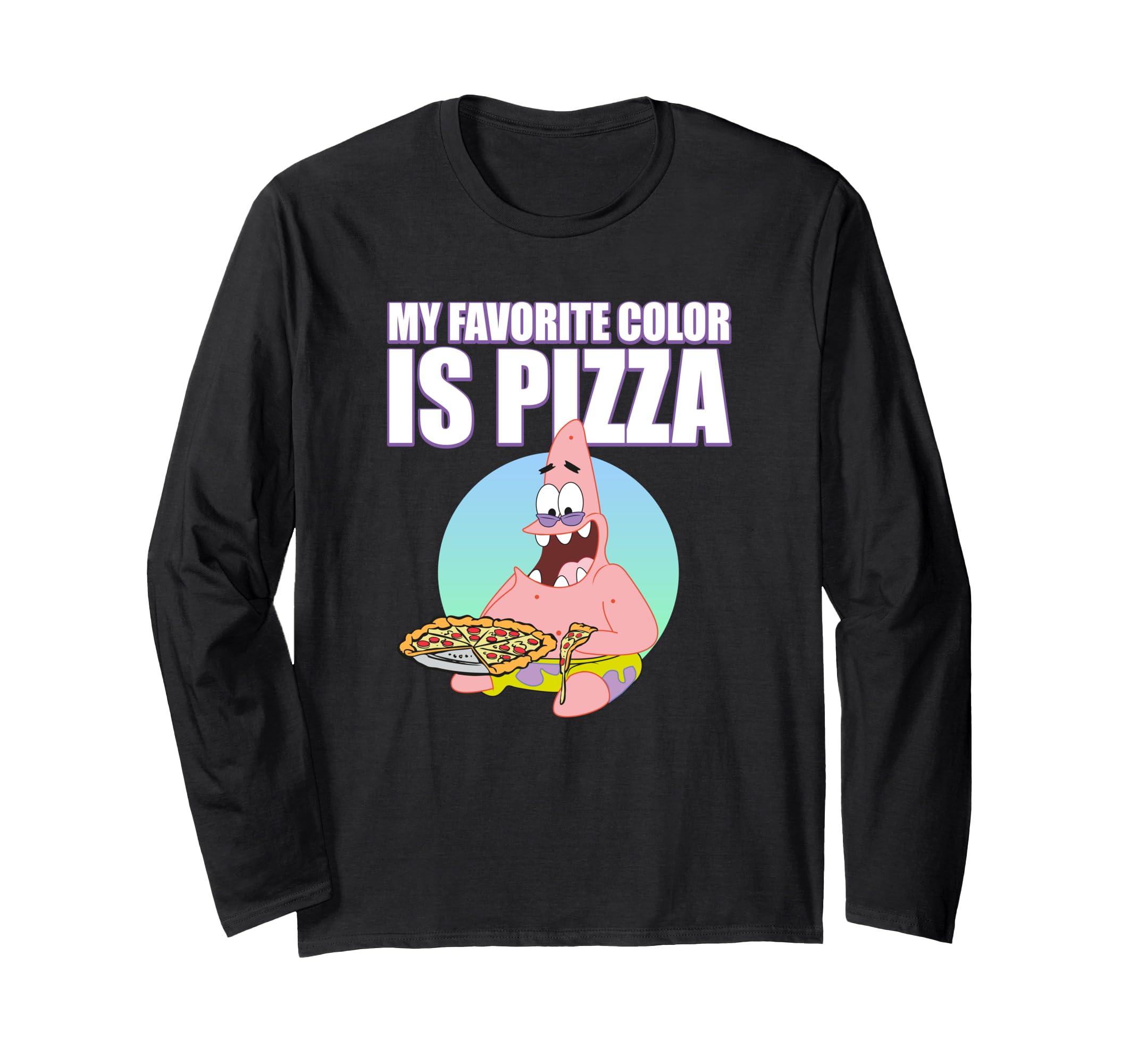 Patrick Loves Pizza Long Sleeve T-Shirt