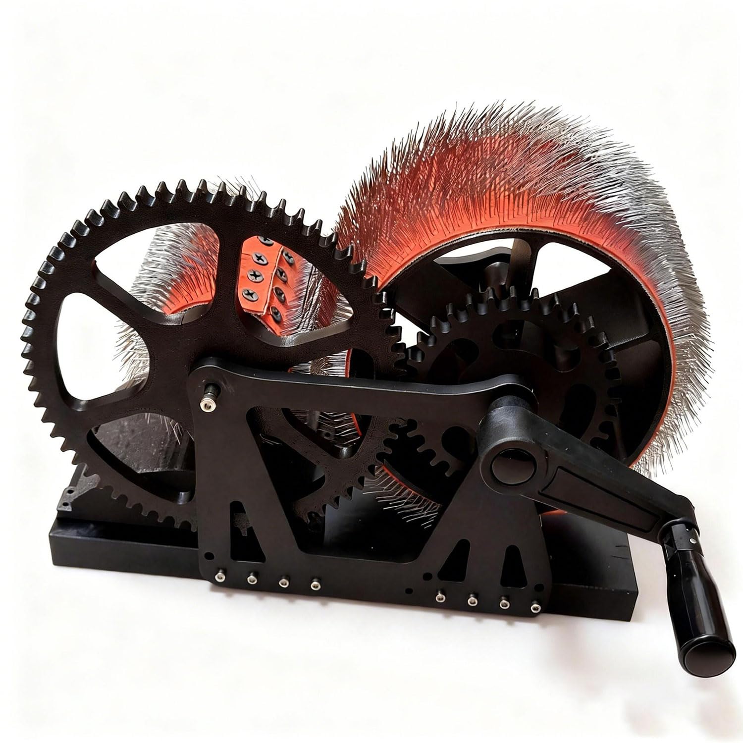 Jybnbbe As Shown Manual Wool Carding Machine, Wool Combing Machine, Fast Color Mixing, Fiber Blending For Combing, Removing Impurities, Making Felt Projects