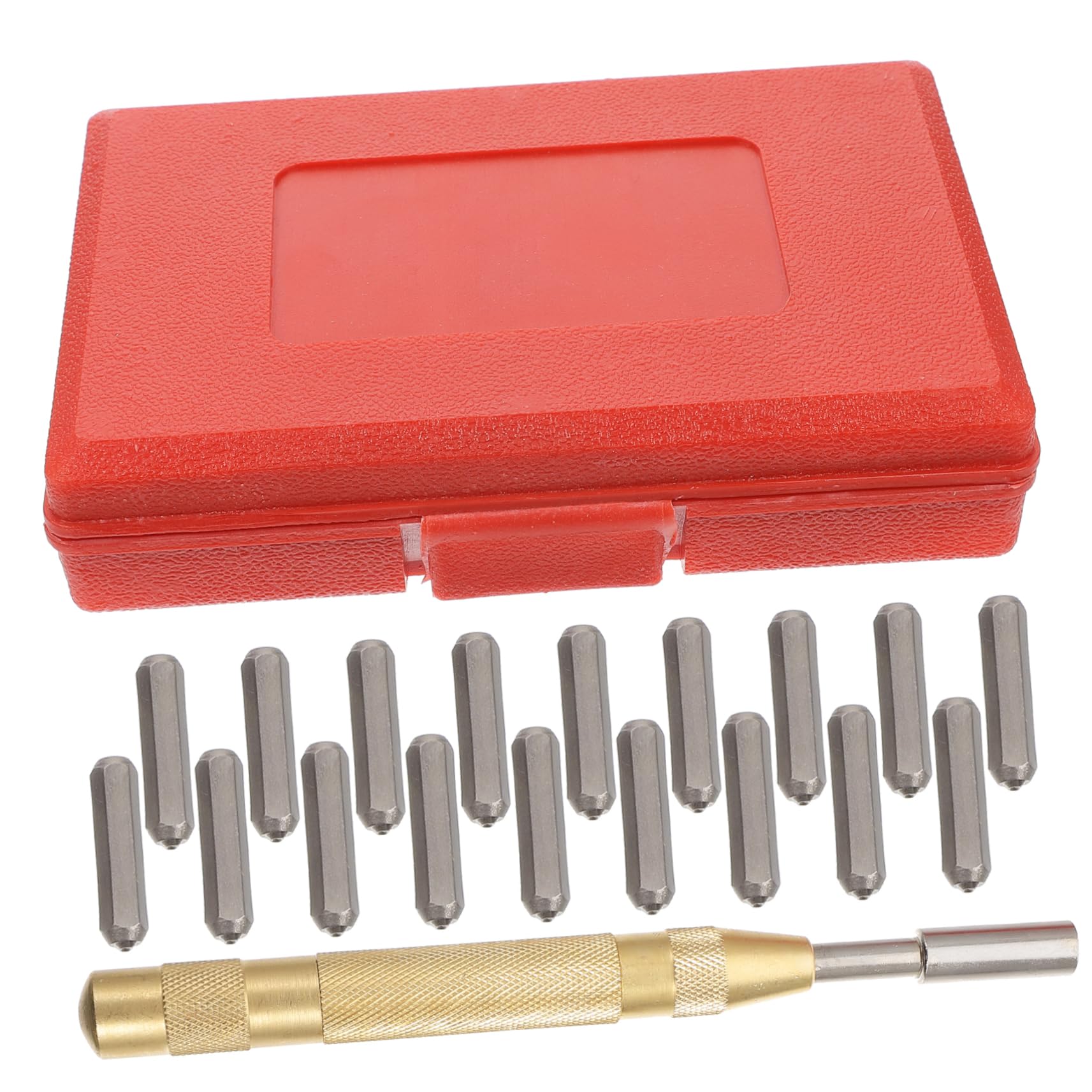 Beatifufu Letter Number Punch Tool Set Leather Stamping Kit Craft Stamp Punch 38pc Alloy Steel Stamp Set