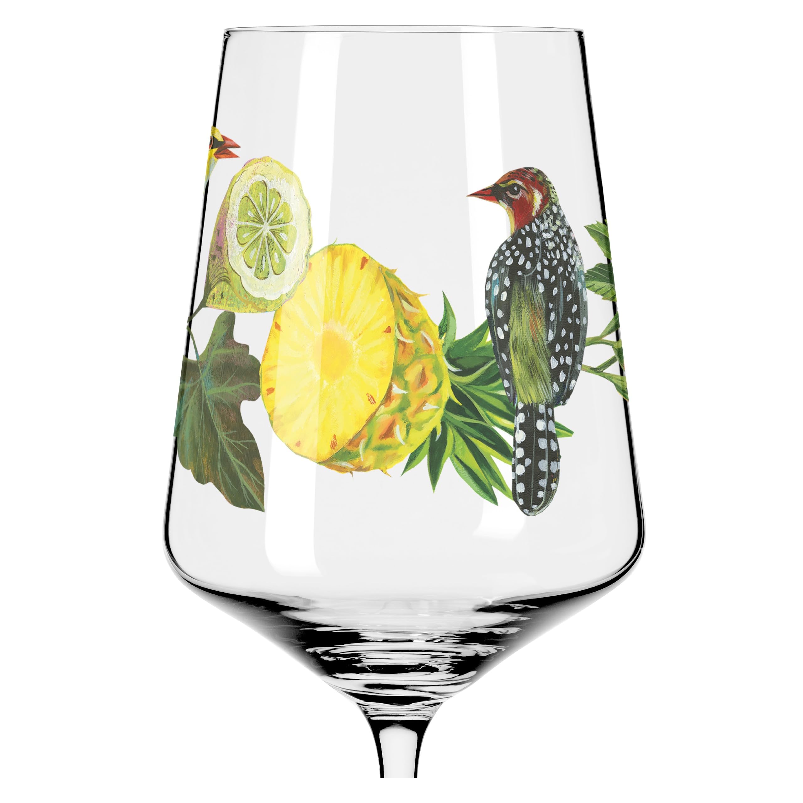 Ritzenhoff 2931019 Vaso aperitivo 500 ml - Serie Sommertau - Motivo pájaros, flores - Made in Germany