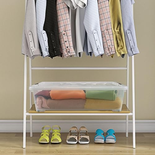 Miniatura 6 de Caja de almacenamiento de plástico de 50 cuartos de galón debajo de la cama, contenedores de almacenamiento transparentes debajo de la cama con