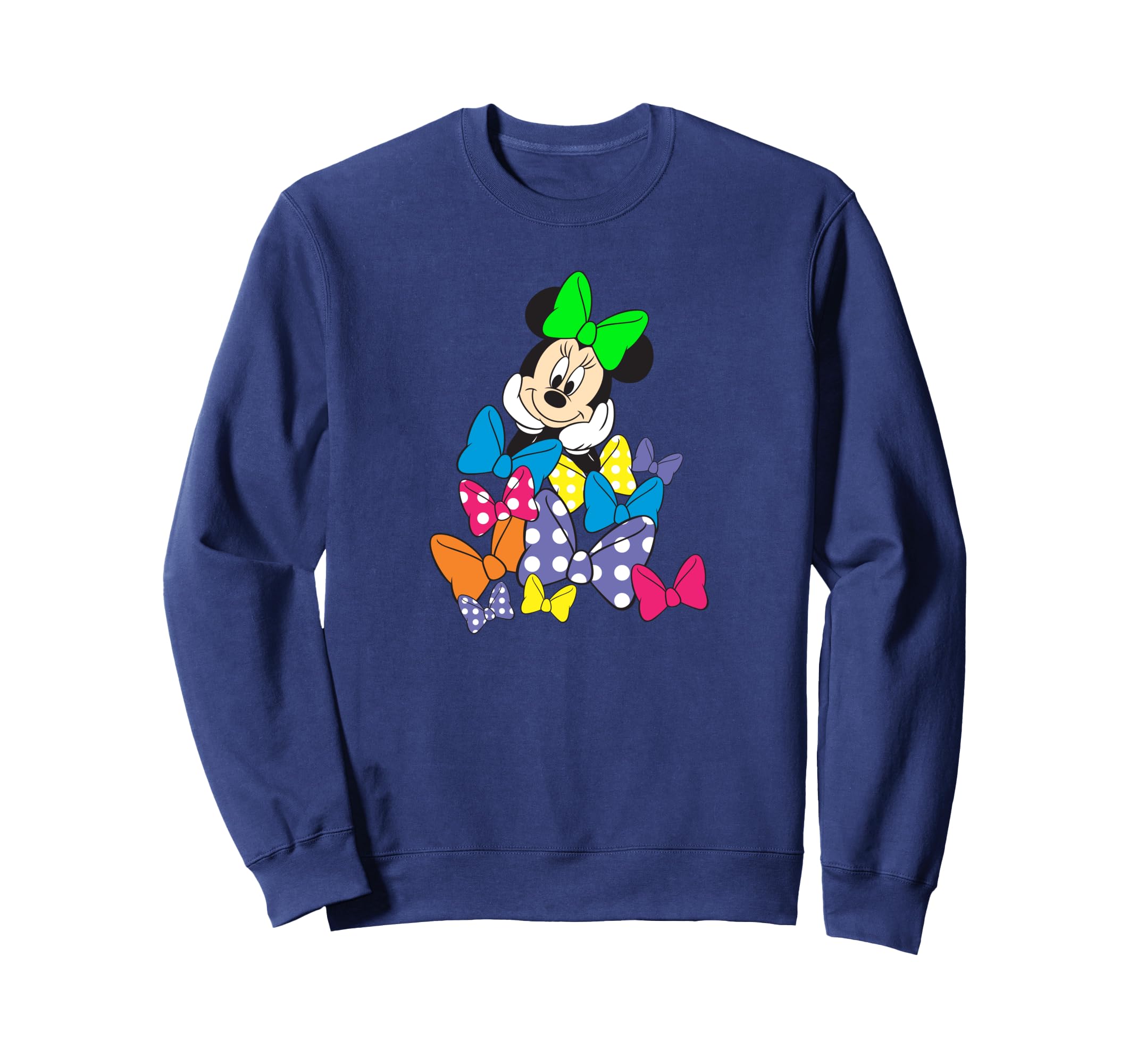 Sweatshirt Minnie Mouse Disney vert coton pour garçons à la Saint-Patrick