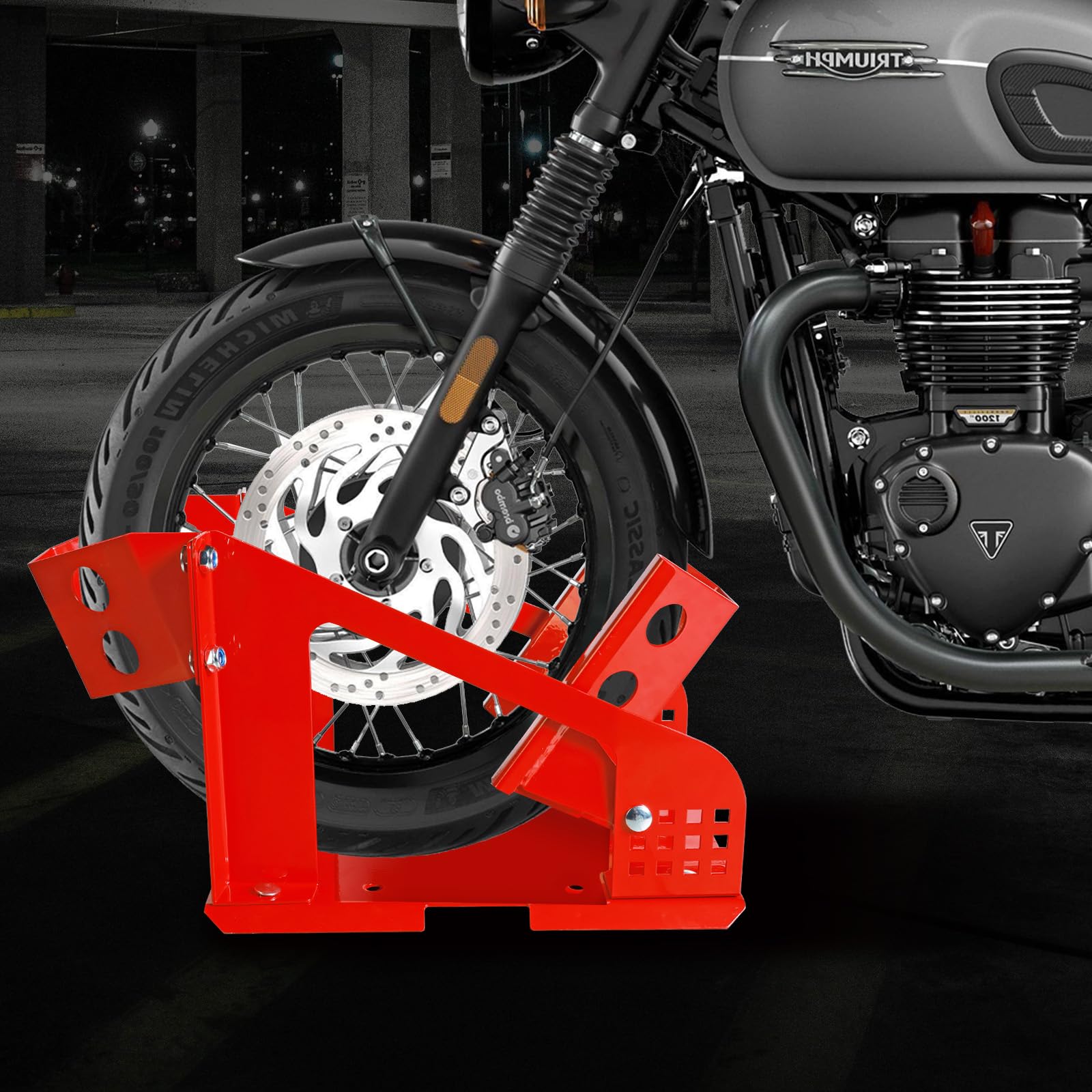 Amazon.co.jp: Jack Boss バイクスタンド フロントホイール