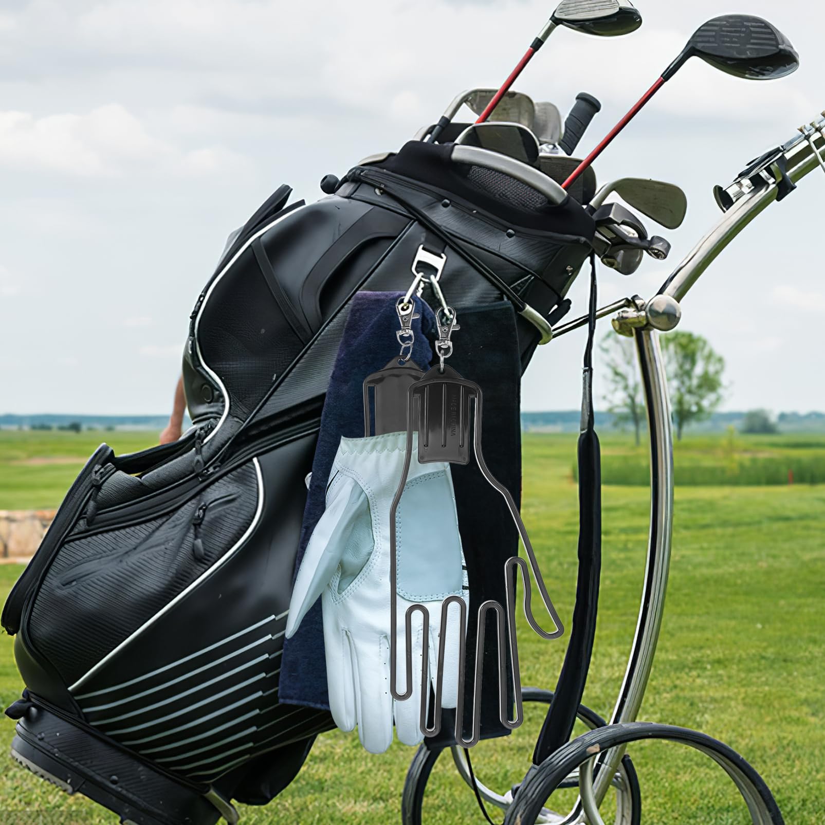 VANZACK Golf Glove Support Holder 2pcs Glove Rack Plastic Material Hand Shape Design