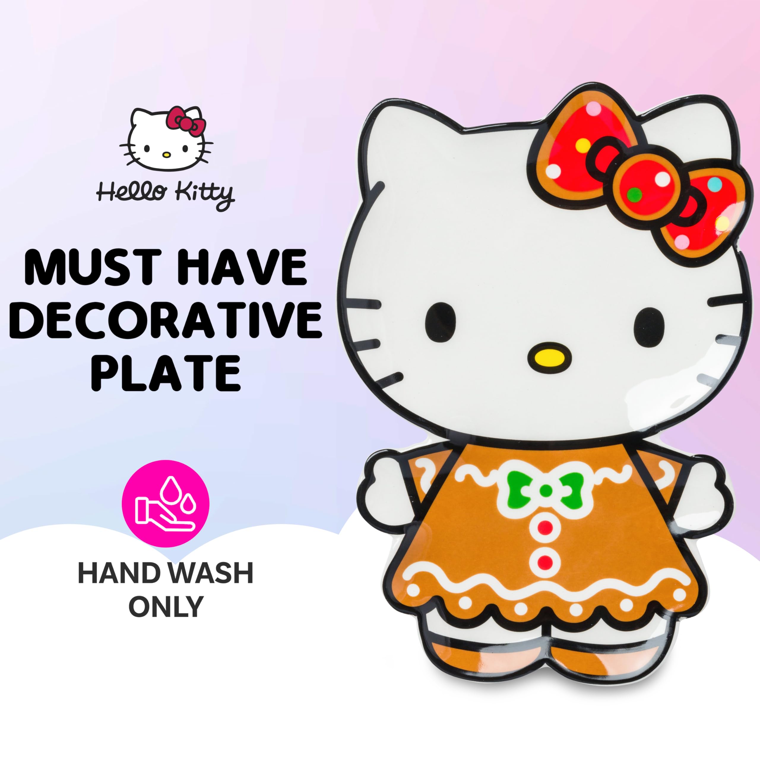 Amazon.com | Silver Buffalo Sanrio Hello Kitty Christmas Holiday