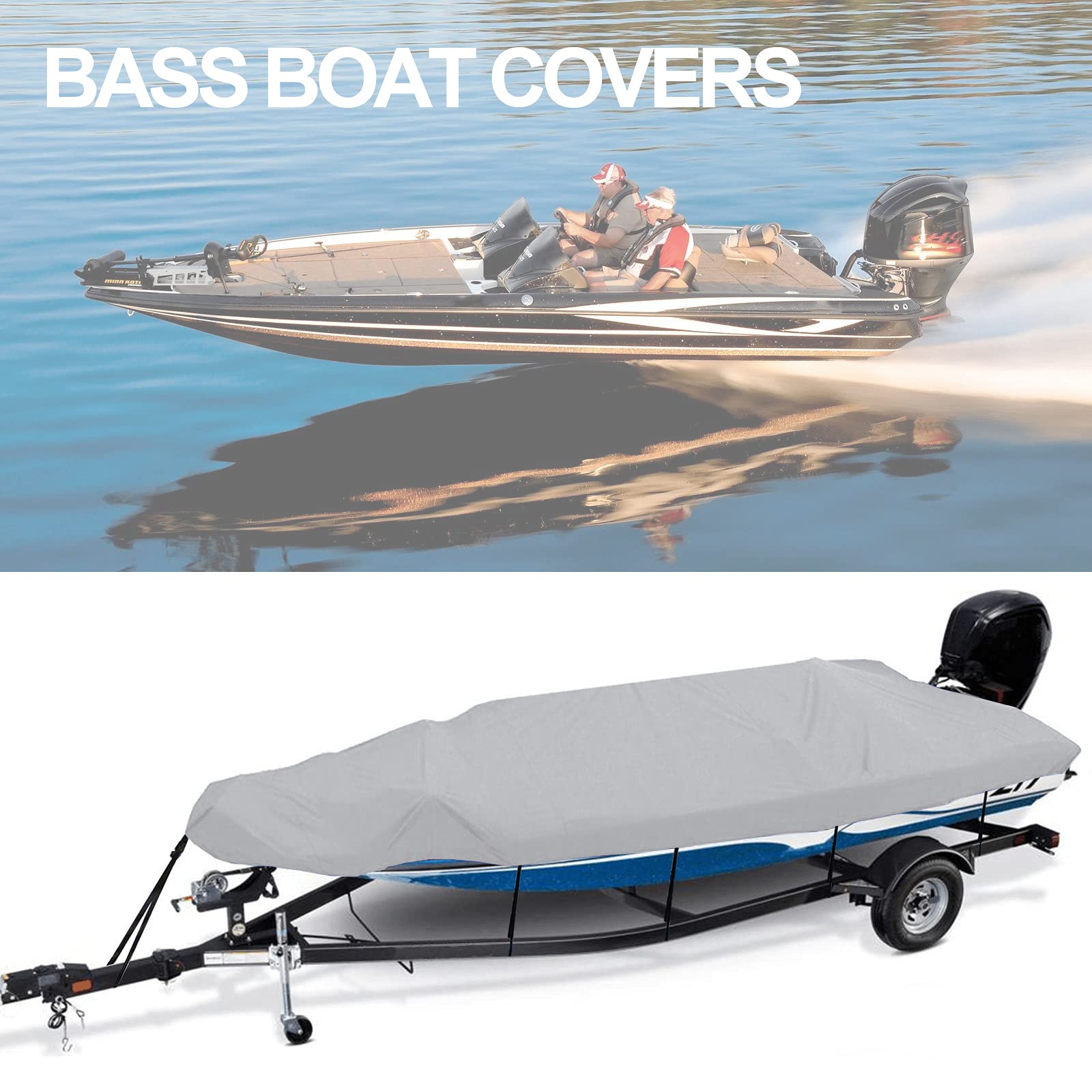 LDIW 11-27ft Coperture per Barche Impermeabile Tessuto Oxford